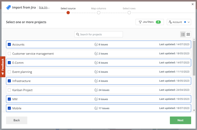 select-one-or-more-projects-jira-office-timeline-online