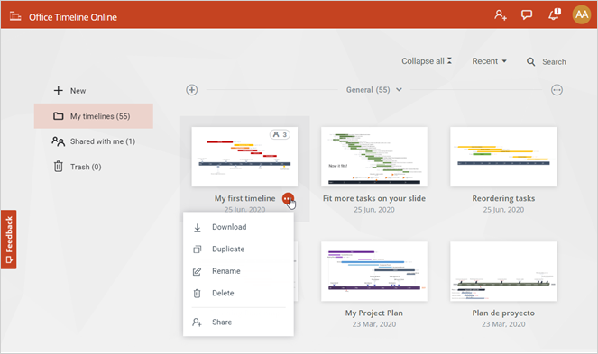 delete-duplicate-rename-download-share-timeline