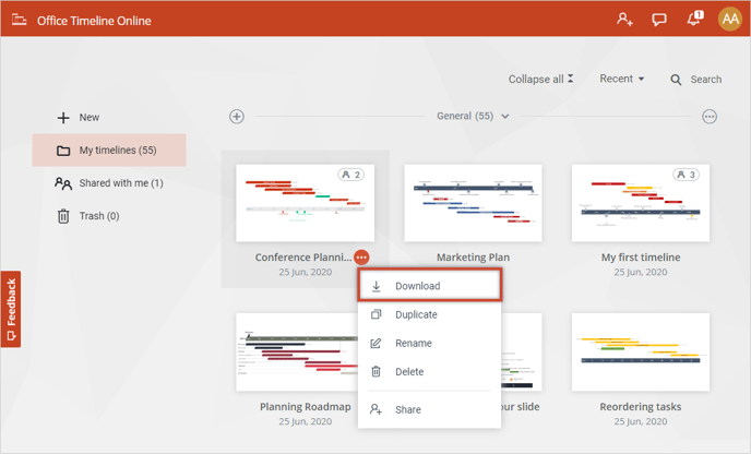 download-timeline-as-powerpoint-slide