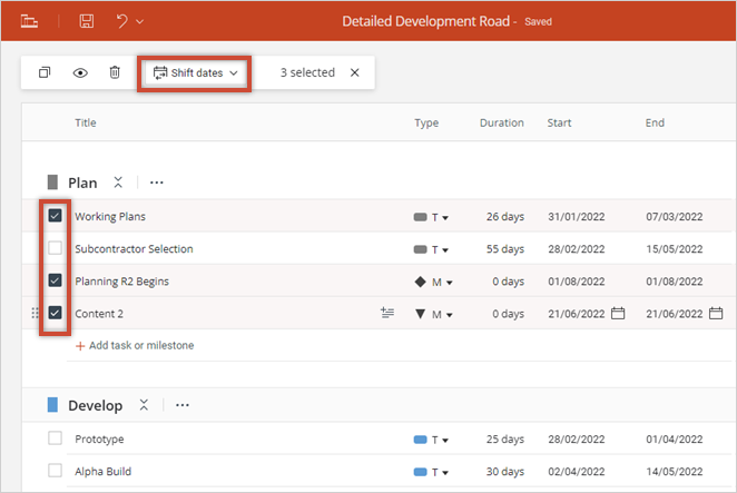 select-tasks-milestones-to-reschedule-specified-date