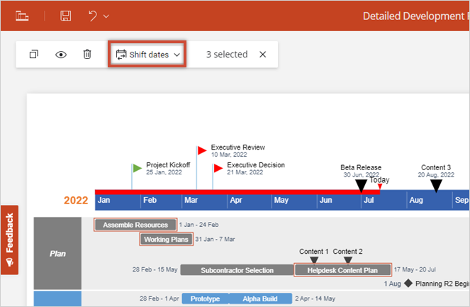 select-tasks-milestones-to-reschedule-timeline-view