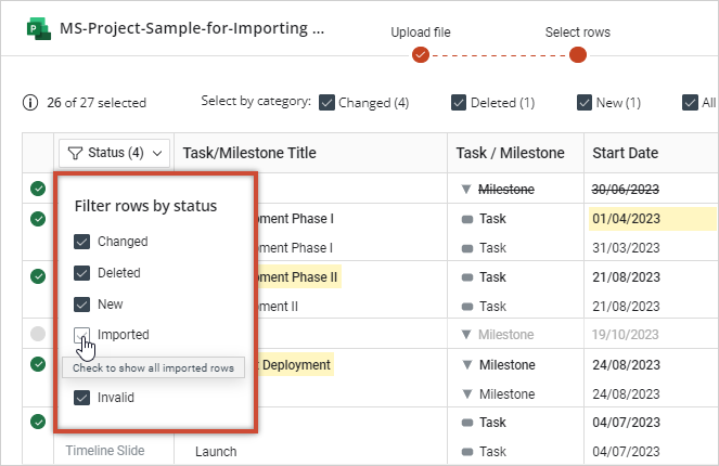 status-filters-refresh-data-ms-project